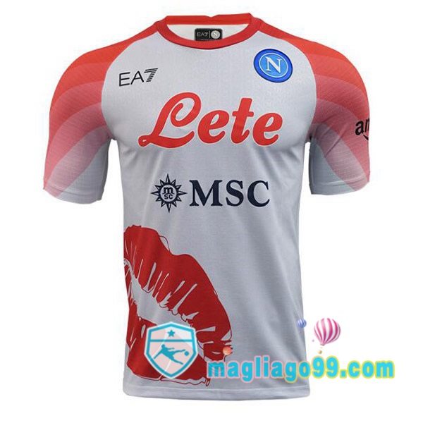 Magliago - Passione Maglie Thai Affidabili Basso Costo Online Shop | Maglia SSC Napoli San Valentino Bianco Rosa 2022/2023