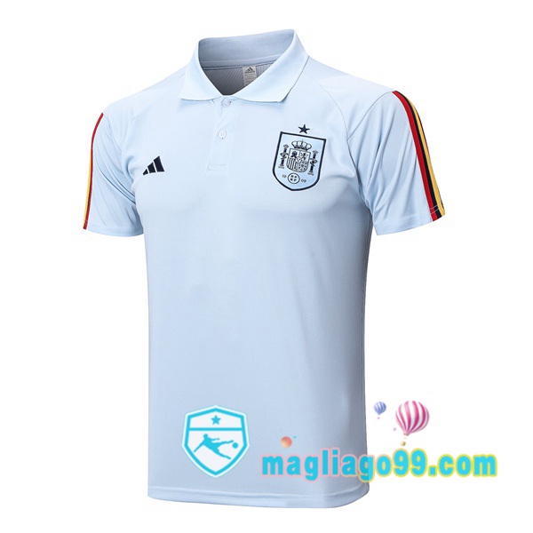 Magliago - Passione Maglie Thai Affidabili Basso Costo Online Shop | Spagna Polo Maglia Uomo Blu 2023/2024