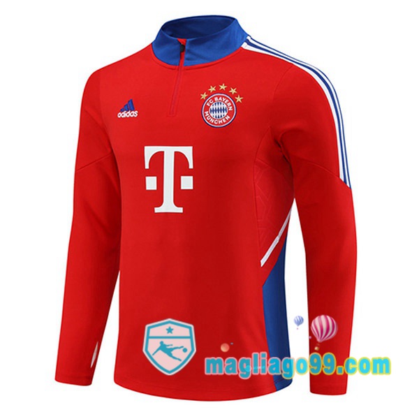 Magliago - Passione Maglie Thai Affidabili Basso Costo Online Shop | Felpe Allenamento Bayern Monaco Rosso 2023/2024