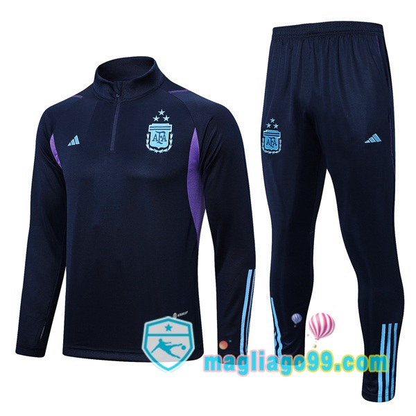 Magliago - Passione Maglie Thai Affidabili Basso Costo Online Shop | Tuta da Allenamento Argentina Blu Royal 2023/2024