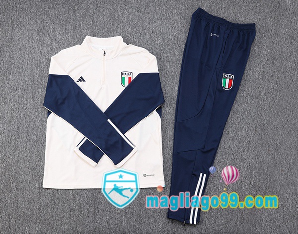 Tuta da Allenamento Italia Bianco 2023/2024