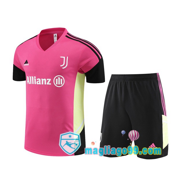 Magliago - Passione Maglie Thai Affidabili Basso Costo Online Shop | Tuta Maglie Allenamento Juventus + Shorts Rosso 2023/2024