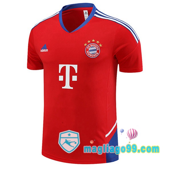 Magliago - Passione Maglie Thai Affidabili Basso Costo Online Shop | Tuta Maglie Allenamento Bayern Monaco Rosso 2023/2024