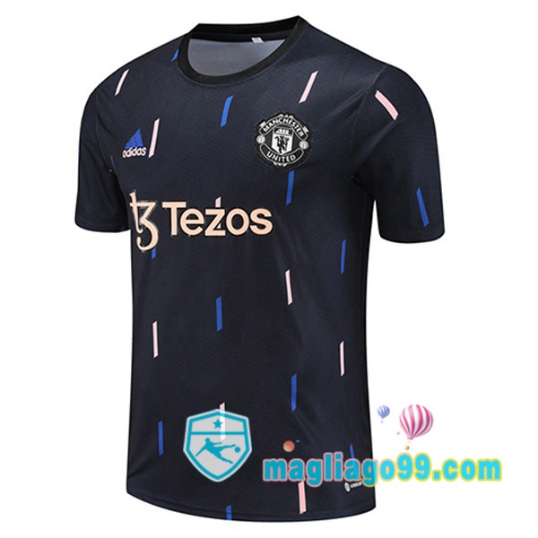 Magliago - Passione Maglie Thai Affidabili Basso Costo Online Shop | Tuta Maglie Allenamento Manchester United Nero 2023/2024