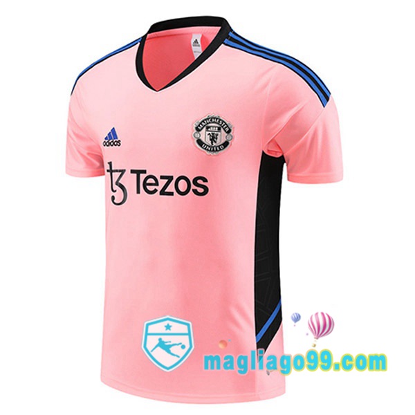 Magliago - Passione Maglie Thai Affidabili Basso Costo Online Shop | Tuta Maglie Allenamento Manchester United Rosa 2023/2024