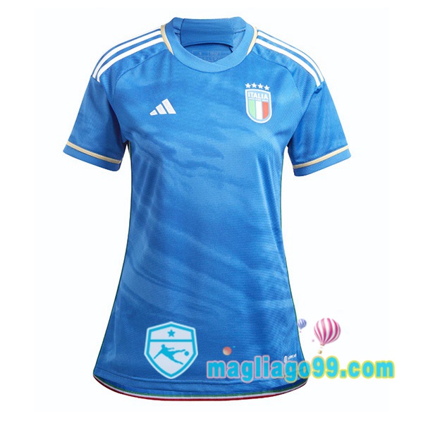 Magliago - Passione Maglie Thai Affidabili Basso Costo Online Shop | Maglia Italia Donna Prima Blu 2023/2024