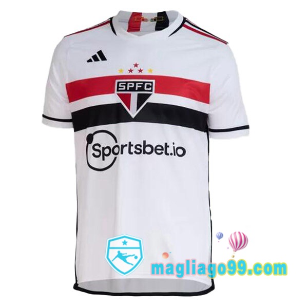 Magliago - Passione Maglie Thai Affidabili Basso Costo Online Shop | Maglia Sao Paulo FC Prima Bianco 2023/2024