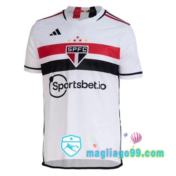 Magliago - Passione Maglie Thai Affidabili Basso Costo Online Shop | Maglia Sao Paulo FC Prima Bianco 2023/2024