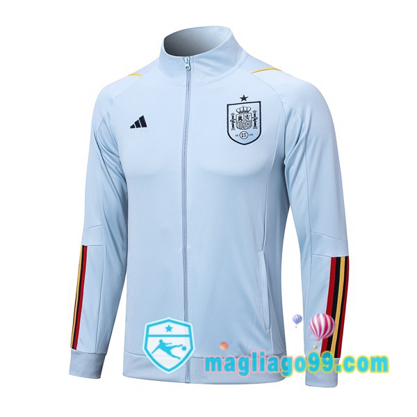 Magliago - Passione Maglie Thai Affidabili Basso Costo Online Shop | Giacca Da Allenamento Spagna Blu 2023/2024