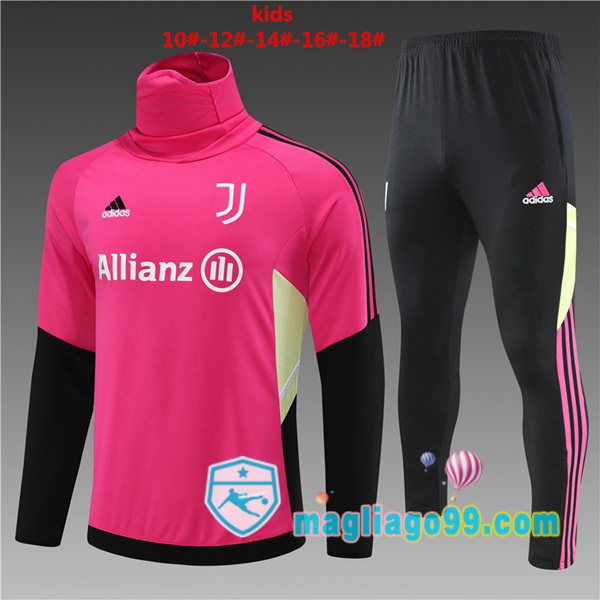 Magliago - Passione Maglie Thai Affidabili Basso Costo Online Shop | Tuta da Allenamento Juventus Collo Alto Bambino Rosso 2023/2024