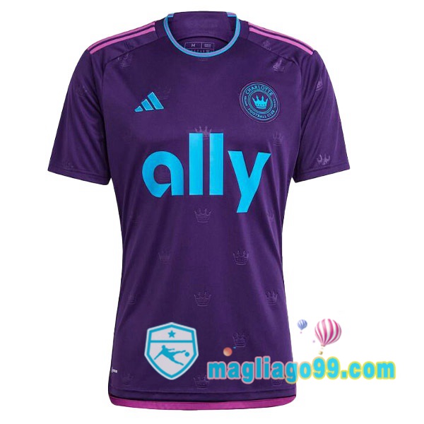 Magliago - Passione Maglie Thai Affidabili Basso Costo Online Shop | Maglia Charlotte FC Seconda Porpora 2023/2024