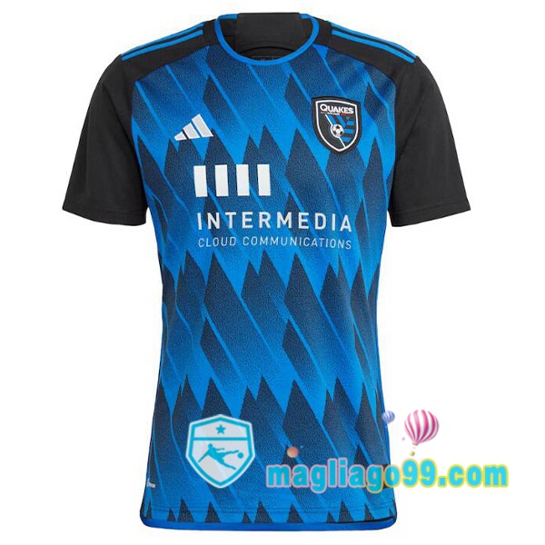Magliago - Passione Maglie Thai Affidabili Basso Costo Online Shop | Maglia San Jose Earthquakes Prima Blu 2023/2024