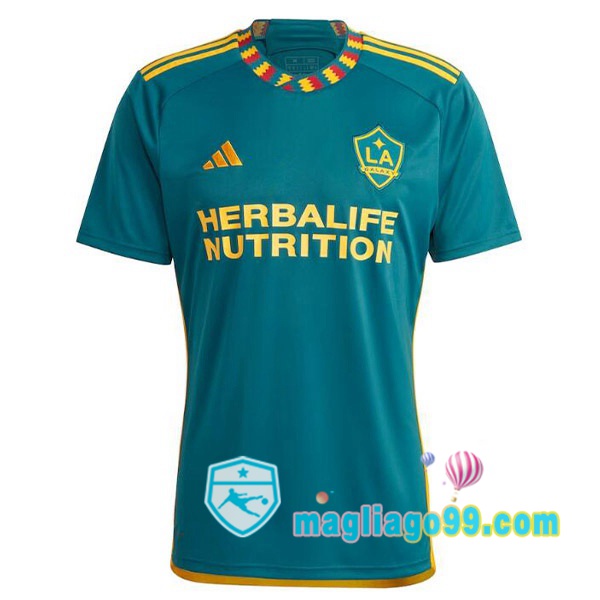 Magliago - Passione Maglie Thai Affidabili Basso Costo Online Shop | Maglia LA Galaxy Seconda Verde 2023/2024