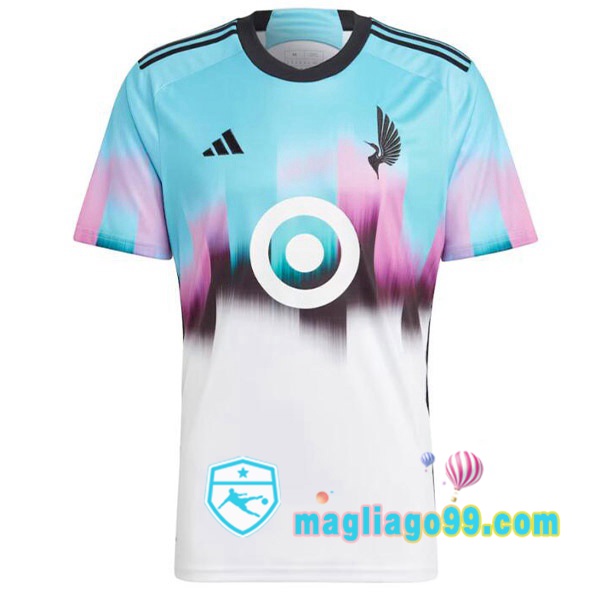 Magliago - Passione Maglie Thai Affidabili Basso Costo Online Shop | Maglia Minnesota United Seconda Bianco Blu 2023/2024