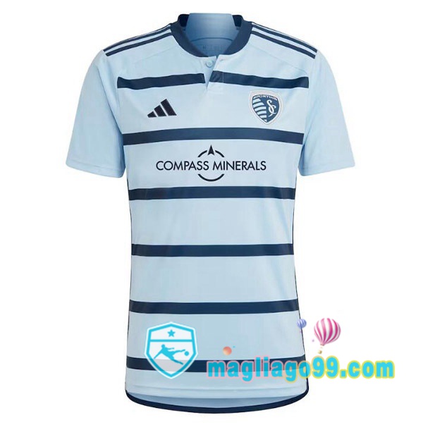 Magliago - Passione Maglie Thai Affidabili Basso Costo Online Shop | Maglia Sporting Kansas City Prima Blu 2023/2024