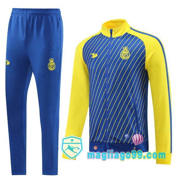 Magliago - Passione Maglie Thai Affidabili Basso Costo Online Shop | Giacca Da Allenamento Al-Nassr FC Blu 2023/2024