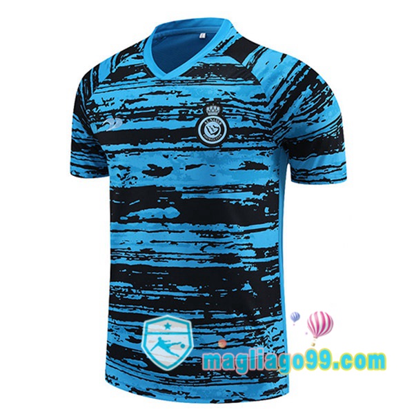 Magliago - Passione Maglie Thai Affidabili Basso Costo Online Shop | Tuta Maglie Allenamento Al-Nassr FC Blu 2023/2024