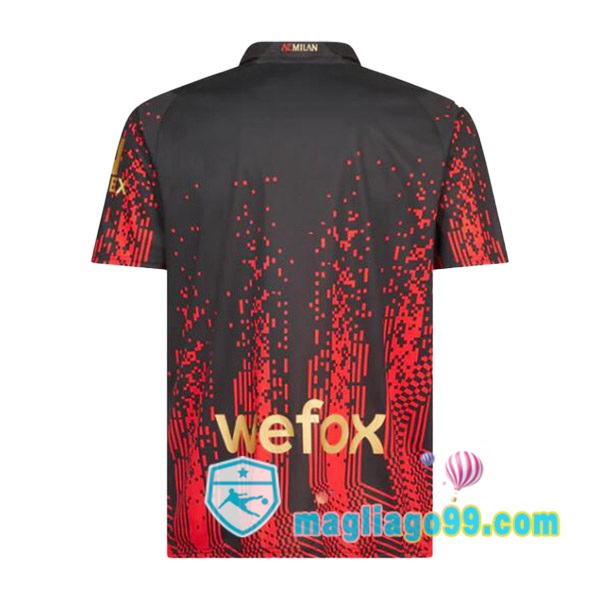 Maglia AC Milan Quattro Rosso Nero 2022/2023