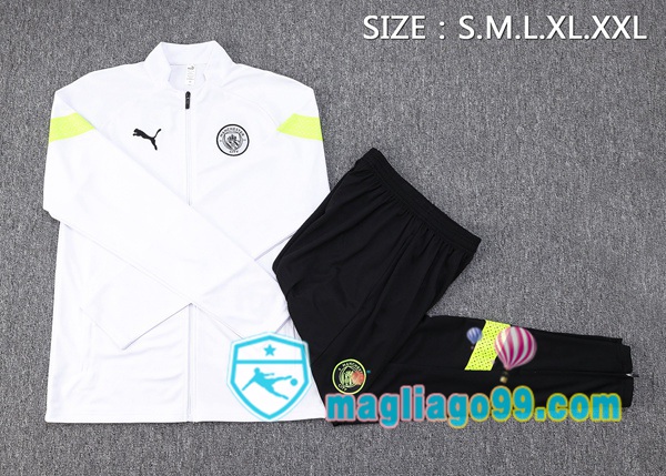 Giacca Da Allenamento Manchester City Bianco 2023/2024