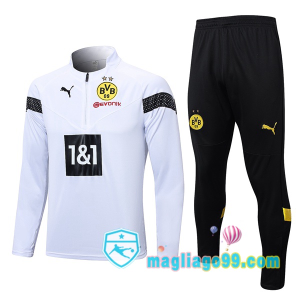 Magliago - Passione Maglie Thai Affidabili Basso Costo Online Shop | Tuta da Allenamento Dortmund BVB Bianco 2023/2024