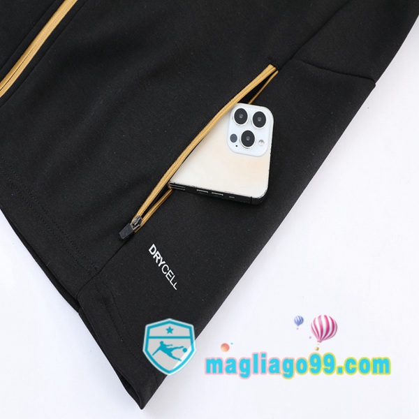 Giacca Con Cappuccio Marsiglia OM Nero 2023/2024