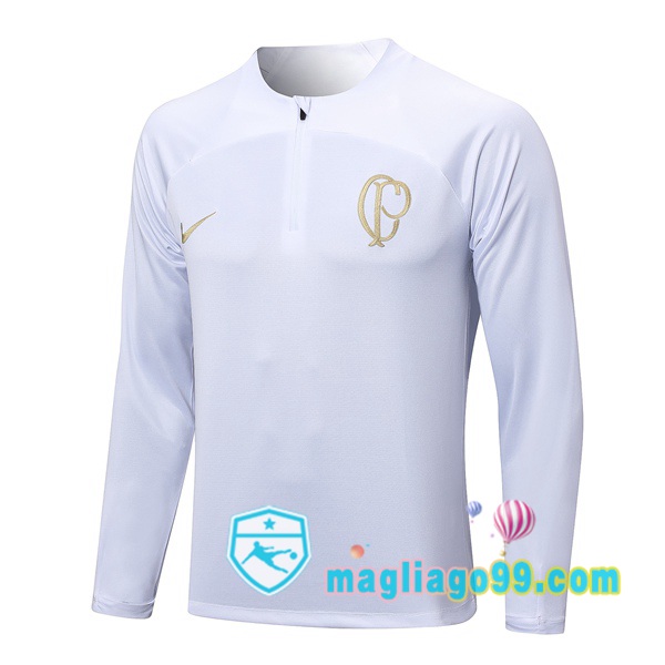 Magliago - Passione Maglie Thai Affidabili Basso Costo Online Shop | Felpe Allenamento Corinthians Bianco 2023/2024