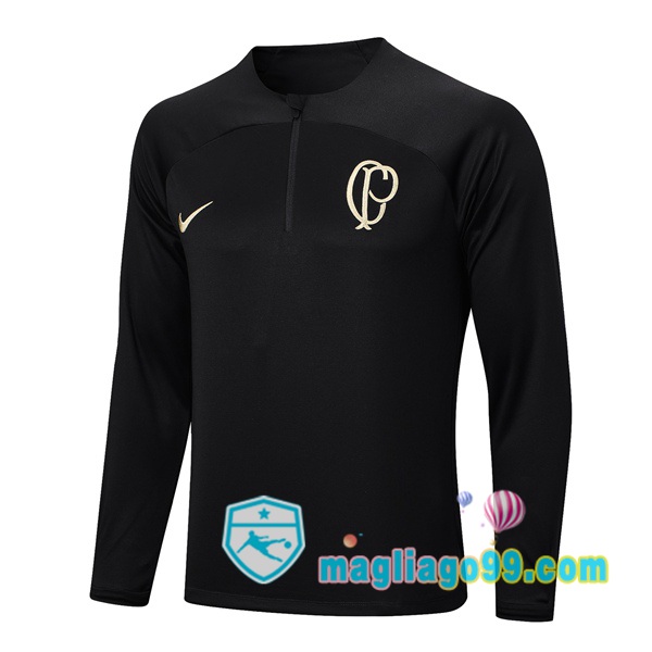 Magliago - Passione Maglie Thai Affidabili Basso Costo Online Shop | Felpe Allenamento Corinthians Nero 2023/2024