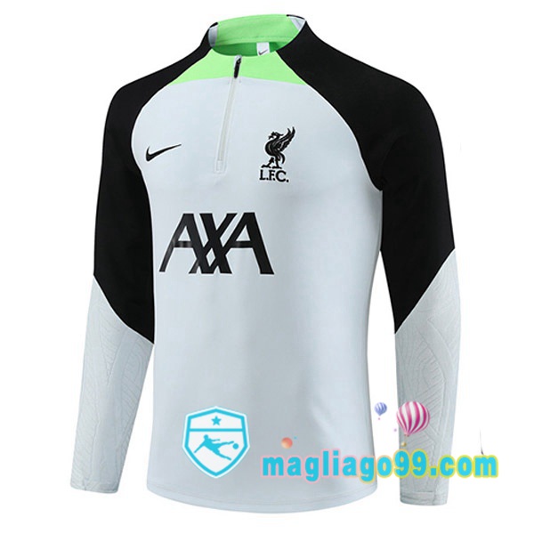 Magliago - Passione Maglie Thai Affidabili Basso Costo Online Shop | Felpe Allenamento FC Liverpool Grigio 2023/2024
