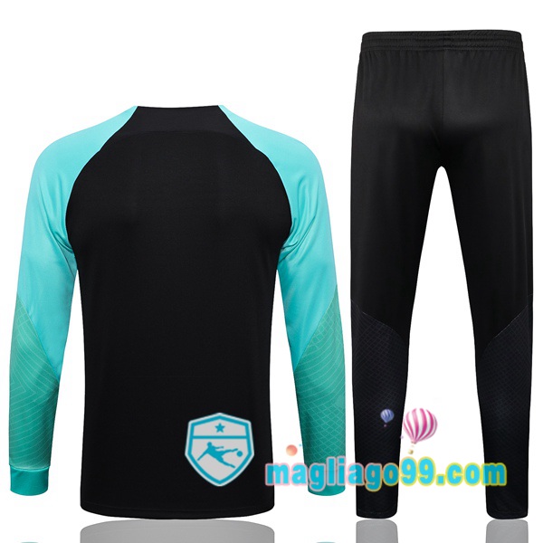 Giacca Da Allenamento FC Barcellona Nero Verde 2023/2024