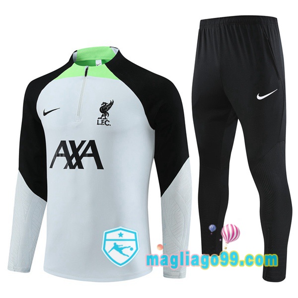 Magliago - Passione Maglie Thai Affidabili Basso Costo Online Shop | Tuta da Allenamento FC Liverpool Grigio 2023/2024