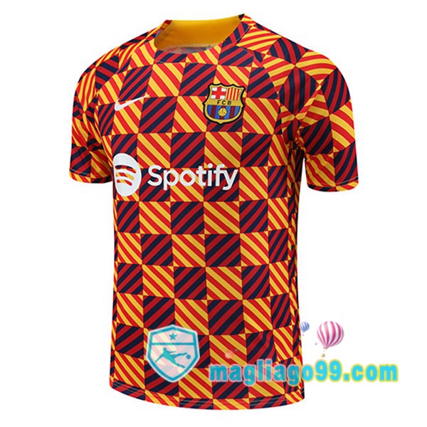 Magliago - Passione Maglie Thai Affidabili Basso Costo Online Shop | Tuta Maglie Allenamento FC Barcellona Giallo 2023/2024