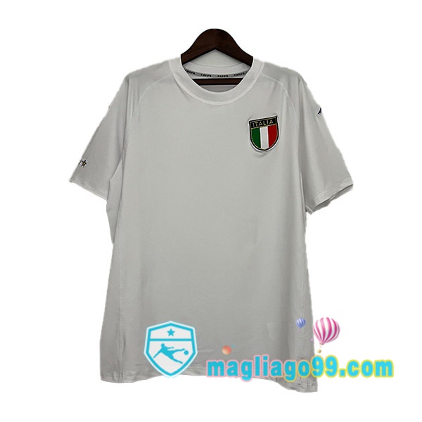 Magliago - Passione Maglie Thai Affidabili Basso Costo Online Shop | Maglia Storica Italia Retro Seconda Bianco 2000
