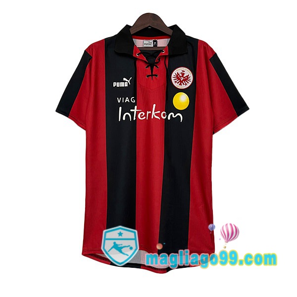 Magliago - Passione Maglie Thai Affidabili Basso Costo Online Shop | Maglia Storica Eintracht Frankfurt Retro Prima Rosso 1998-1999