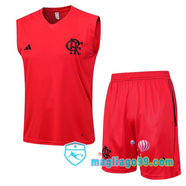 Magliago - Passione Maglie Thai Affidabili Basso Costo Online Shop | Gilet Calcio Flamengo + Shorts Rosso 2023/2024