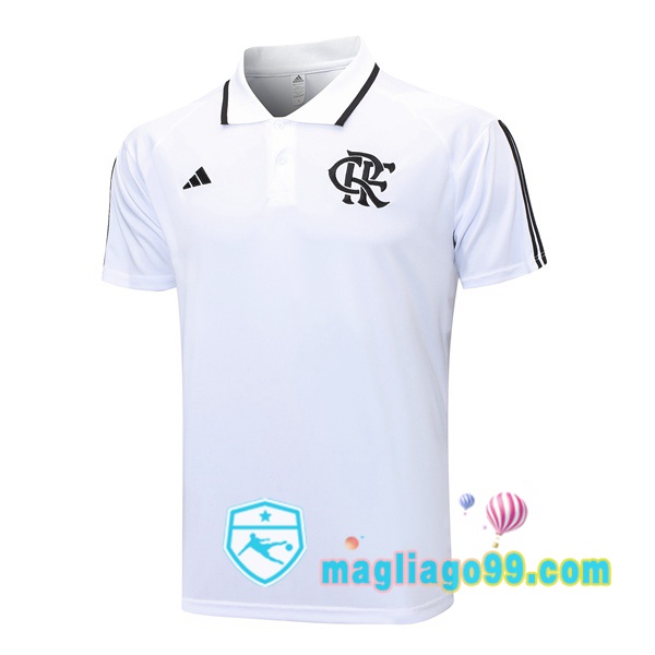 Magliago - Passione Maglie Thai Affidabili Basso Costo Online Shop | Flamengo Polo Maglia Uomo Bianco 2023/2024
