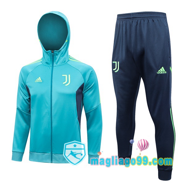 Magliago - Passione Maglie Thai Affidabili Basso Costo Online Shop | Giacca Con Cappuccio Juventus Verde 2023/2024