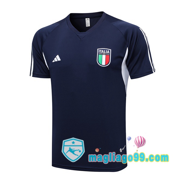 Magliago - Passione Maglie Thai Affidabili Basso Costo Online Shop | Tuta Maglie Allenamento Italia Blu Royal 2023/2024
