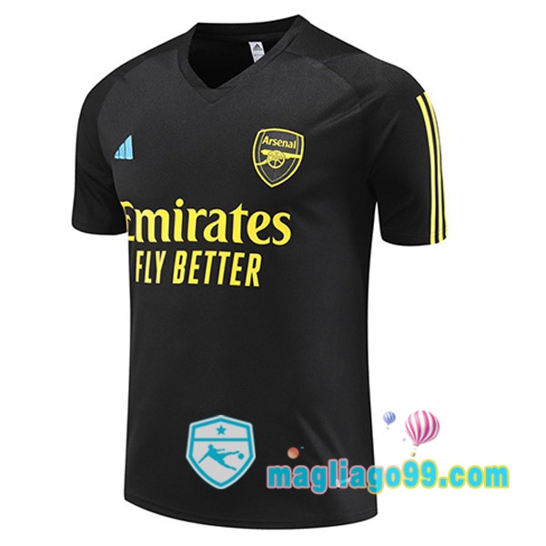 Magliago - Passione Maglie Thai Affidabili Basso Costo Online Shop | Tuta Maglie Allenamento Arsenal Nero 2023/2024