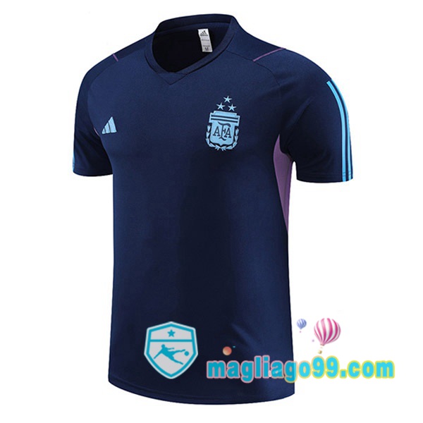 Magliago - Passione Maglie Thai Affidabili Basso Costo Online Shop | Tuta Maglie Allenamento Argentina Blu Royal 2023/2024