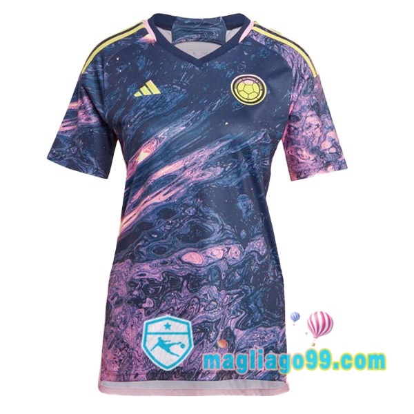 Magliago - Passione Maglie Thai Affidabili Basso Costo Online Shop | Nazionale Maglia Calcio Colombia Donna Seconda Nero Porpora 2023/2024