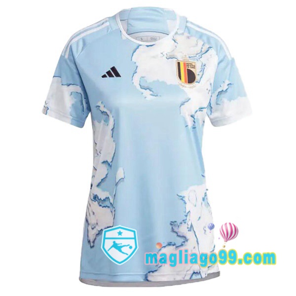 Magliago - Passione Maglie Thai Affidabili Basso Costo Online Shop | Nazionale Maglia Calcio Belgio Donna Seconda Blu 2023/2024
