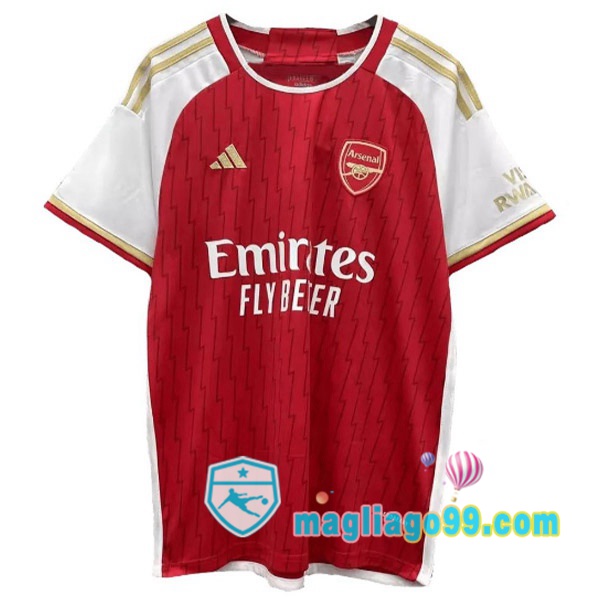 Magliago - Passione Maglie Thai Affidabili Basso Costo Online Shop | Maglia Arsenal Prima Rosso Versione Trapelata 2023/2024