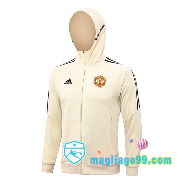 Magliago - Passione Maglie Thai Affidabili Basso Costo Online Shop | Giacca Con Cappuccio Manchester United Marrone 2023/2024