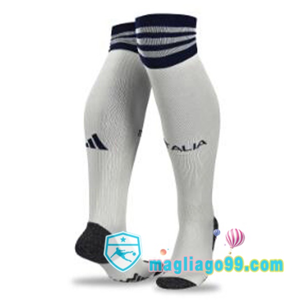 Magliago - Passione Maglie Thai Affidabili Basso Costo Online Shop | Calzettoni Da Calcio Italia Seconda Bianco 2023/2024