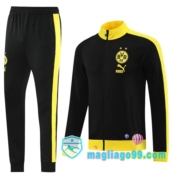 Magliago - Passione Maglie Thai Affidabili Basso Costo Online Shop | Giacca Da Allenamento Dortmund BVB Nero 2023/2024