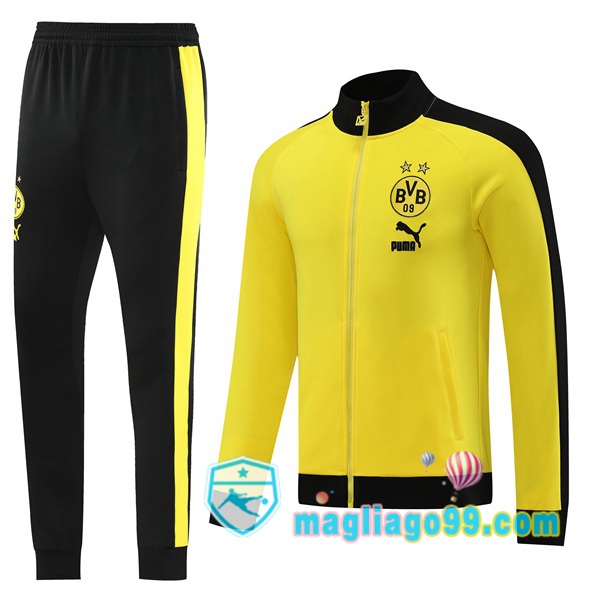 Magliago - Passione Maglie Thai Affidabili Basso Costo Online Shop | Giacca Da Allenamento Dortmund BVB Giallo 2023/2024