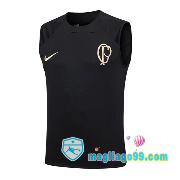 Magliago - Passione Maglie Thai Affidabili Basso Costo Online Shop | Gilet Calcio Corinthians Nero 2023/2024