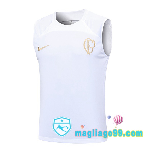 Magliago - Passione Maglie Thai Affidabili Basso Costo Online Shop | Gilet Calcio Corinthians Bianco 2023/2024