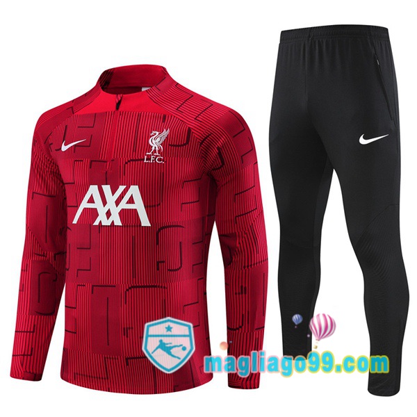 Magliago - Passione Maglie Thai Affidabili Basso Costo Online Shop | Tuta da Allenamento FC Liverpool Rosso 2023/2024