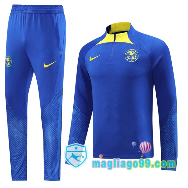 Magliago - Passione Maglie Thai Affidabili Basso Costo Online Shop | Tuta da Allenamento Club America Blu 2023/2024